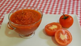 Cómo hacer una deliciosa salsa Napolitana casera muy fácil ideal para pastas y carnes [upl. by Adikram]