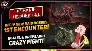 IPHAEL amp DREPSAIGH  Inferno 4 Raid Bosses  Crazy Fight  1st Encounter  Diablo Immortal [upl. by Attela]