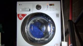 LG F1222TD Direct Drive Washing machine  Cotton Quick 60  medic rinse complete [upl. by Myna778]