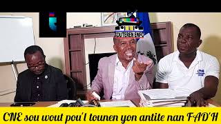 Avoka Anplwaye CNE yo Mèt Evel Fanfan bay PM Garry Conille defi poul fè CNE yo antite nan FADH [upl. by Garvy]