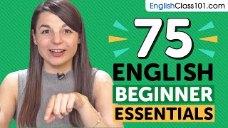 Learn English 75 Beginner English Videos You Must Watch [upl. by Kcirej]