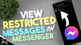 How to view Restricted Messages on Messenger [upl. by Aronos]