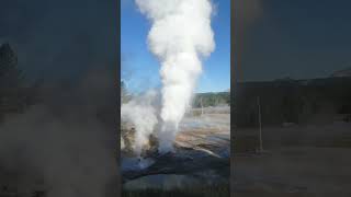 Fumaroles Roar At Porcelain Basin In Yellowstone [upl. by Adiene]