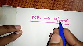 How to convert Mpa to Nmmsquare [upl. by Olyhs]