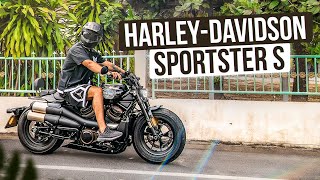 Новый Харлей  ХТА  Обзор HarleyDavidson Sportster S 2022 [upl. by Anuaek]