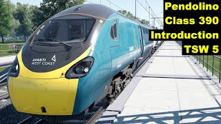 Pendolino Class 390 Introduction  Train Sim World 5 [upl. by Tioneb]