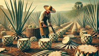 How Farmers Grow and Harvest Millions of Agave Plants  Farming Documentary [upl. by Jone]