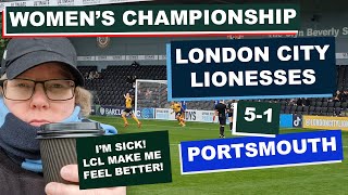 5 Star Performance as Goodwin makes it a Great win over Pompey  London CIty 51 Portsmouth VLOG [upl. by Darrow]