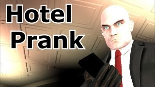 Agent 47 Calls a Hotel  Prank Call Machinima [upl. by Nickolai375]