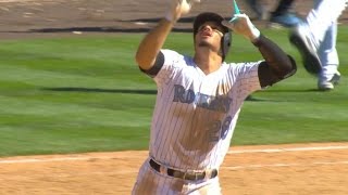 SFCOL Arenados walkoff homer earns him a cycle [upl. by Rainie]