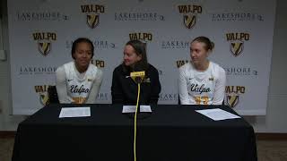 Valpo Womens Basketball Post Game Press Conference Nov 12 vs Trinity Christian College [upl. by Hallerson74]