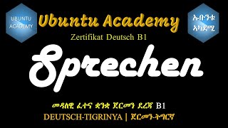 Sprechen  B1  Prüfungstraining [upl. by Akeenat]