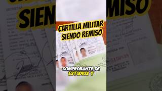 Cómo sacar la cartilla militar siendo remiso pt1 serviciomilitar tutorial shorts [upl. by Asirret]