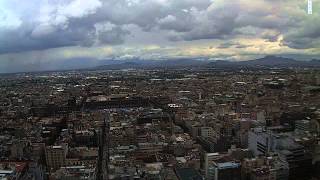 Ciudad de México Vista Este 20 de junio 2013 Tormenta Barry [upl. by Alane]