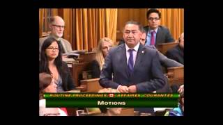 NDP MP Romeo Saganashs speech on missing and murdered aboriginal peoples in Canada [upl. by Edeline]