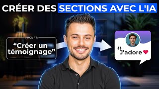 Comment Créer des Sections avec l’IA [upl. by Tavi]