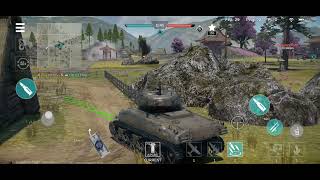 War Thunder Mobile M4A1 Tank Gameplay Battles with Shadow Strike Epic Tank Battles [upl. by Kenric]