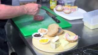 Cafe Britannia  Vlog 2 How to make a classic Ploughmans lunch [upl. by Aohsoj]