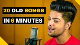 20 Old Songs in 6 Minutes  Old Songs Mashup  Bollywood Retro Medley 5  Siddharth Slathia [upl. by Anel]