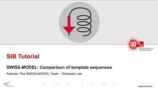 SWISSMODEL Tutorial Part V Comparison of template sequences [upl. by Tlok]