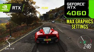 Forza Horizon 4  RTX 4060 8GB  Maximum Graphics Settings [upl. by Notlew]