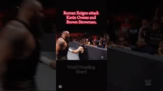 Kavin Owens vs Brown Strowman  Universal Championship Match  RAW  Jan 30  2017 [upl. by Aloke564]