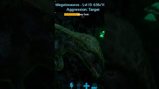 TAMED A MEGALOSAURUS IN ARK MOBILE [upl. by Malinde]