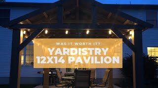 Costco Yardistry 12x14 Pavilion 6 month review [upl. by Melamed]