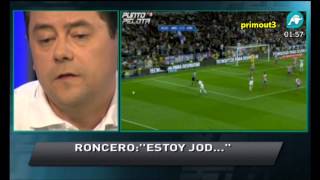 Tomas Roncero después de ser eliminado el Real Madrid de la Copa del Rey 2013 [upl. by Broderic]