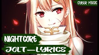 Nightcore  JOLT Unlike Pluto Lyrics1 HOUR [upl. by Neibaf]