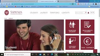 Sapienza University of Rome enrolment Iscrizione e pagamento online Academic Year 202021 [upl. by Oxford]