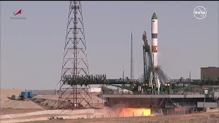 Blastoff Russian cargo ship launches to space station [upl. by Margalit871]