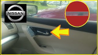 Fix Nissan Car Window NOT Rolling Down Passenger Front Back Altima Sentra Versa Maxima Rogue Murano [upl. by Thirion]