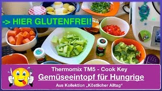 🍲💜🍆 Thermomix TM5 Cook Key  Gemüseeintopf für Hungrige  Aus Kollektion Köstlicher Alltag [upl. by Hluchy]