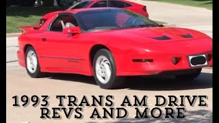 1993 Pontiac Firebird Trans Am cold start revs drive and more [upl. by Dreddy]