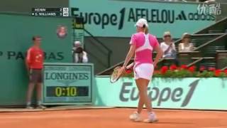 Justine Henin VS Serena Williams Highlight RG 2007 QF [upl. by Nnaecyoj]