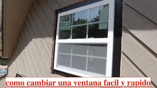 como instalar una ventana facil y rapido [upl. by Vary805]