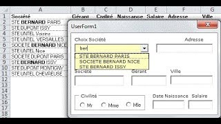 comment créer un formulaire de saisie de données sur excel [upl. by Lainey]