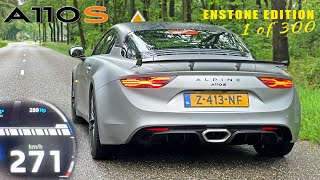 Alpine A110S Enstone  0270 Acceleration TOP SPEED amp SOUND [upl. by Easter]