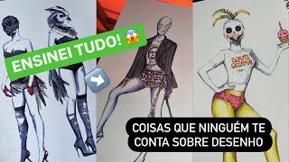 COMO FAÇO OS MEUS CROQUIS DE MODA [upl. by Spear]