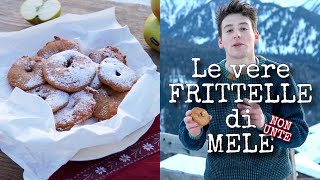 FRITTELLE DI MELE DELIZIOSE E NON UNTE  ricetta facile e veloce  RICETTA per CARNEVALE  Trentino [upl. by Rehpotsrhc196]