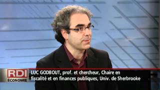 RDI Économie  Entrevue Luc Godbout [upl. by Auod]