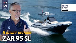 ENG ZAR 95 SL  Maxi Rib Boat Review  The Boat Show [upl. by Ayila]