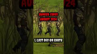 Bunker Alfas Codes For August 2024 ldoe lastdayonearth shorts [upl. by Lilithe]