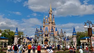 Spring Break 2022 Crowds at Magic Kingdom in 4K  Walt Disney World Orlando Florida March 2022 [upl. by Lindsey717]