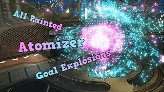 All Painted Atomizer Goal Explosions  Rocket League [upl. by Elohc]