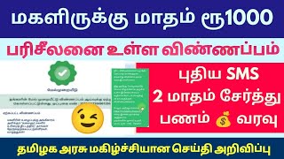 மகளிர் உரிமைத் ரூ1000 உங்களுடைய சந்தேகங்கள்  magalir urimai thogai application status checking [upl. by Hendricks]