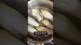 Comment cuisiner des endives braisées dans une poêle ou sauteuse en inox [upl. by Lahtnero]