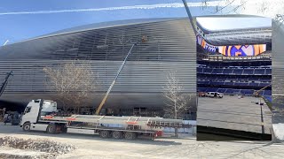 Obras interior Santiago Bernabéu hoy remodelación 13 Marzo 2024 [upl. by Tadd]