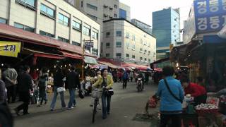 GYEONGDONGMARKET SEOUL  KOREA  京東市場・韓国 [upl. by Lennahc235]